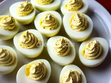 No Mayo Deviled Eggs