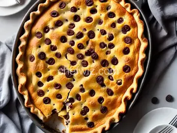 Norwegian Sour Cream and Raisin Pie