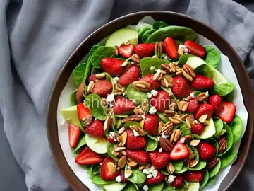 Nutty Strawberry Salad