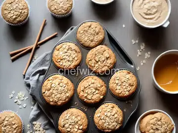 Oat Applesauce Muffins