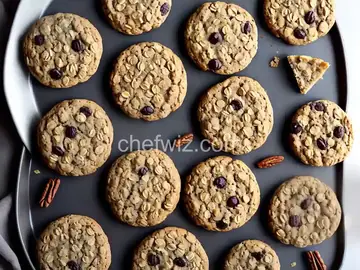 Oatmeal, Walnut and Raisin Cookies