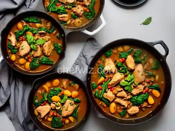 Obe Ata Stew With Chicken and Spinach