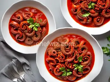 Octapodi Kokkinisto (Greek Octopus in Tomato Sauce)