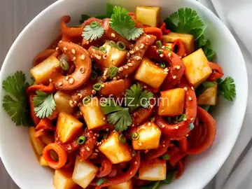 Octopus Poke With Kimchi Recipe