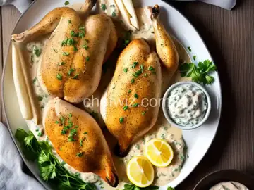 Old Bay Chicken with Tartar Sauce