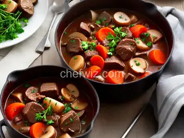 Old-Fashioned Beef Stew with Mushrooms