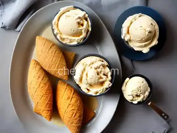 Old-Fashioned Hand-Churned Vanilla Ice Cream