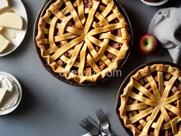 Old-Fashioned Lattice-Top Apple Pie