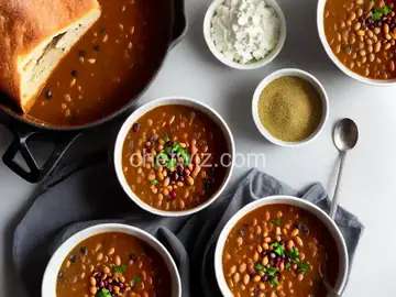 Old-School Bean Soup with Wheat Berries