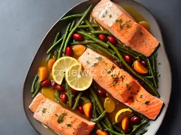 Olive Oil Poached Salmon
