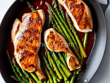 One-Pan Balsamic Chicken and Asparagus