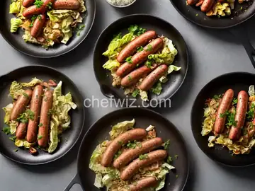 One-Pan Brats and Cabbage