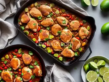 One-Pan Coconut-Lime Chicken
