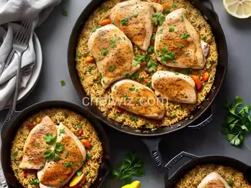 One-Pan Lemon Chicken & Orzo