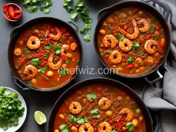 One-Pot Moroccan Shrimp Tagine