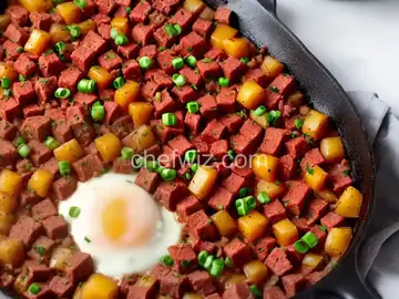 One Skillet Corned Beef Hash Breakfast