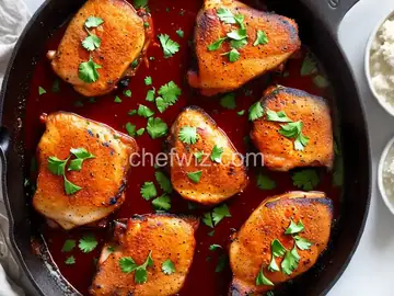 One-Skillet Crispy Chicken Thighs With Harissa
