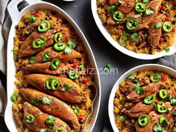 One Skillet Taco Chicken & Rice