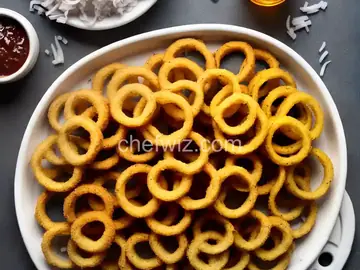 Onion rings from chopped onions! ?
