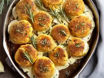 Onions Baked with Rosemary and Cream
