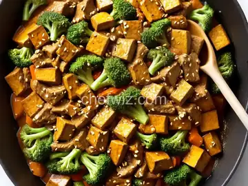 Orange Beef-Style Tofu Stir-Fry