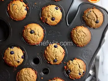 Orange-Blueberry Bran Muffins