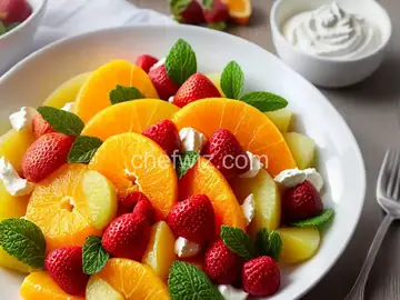 Orange Cream Fruit Salad