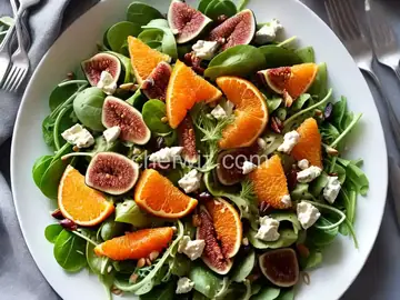 Orange, Fig, and Gorgonzola Salad