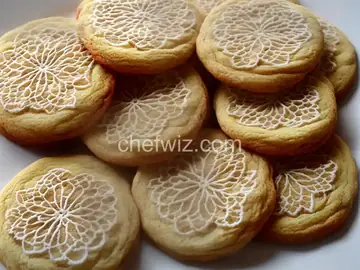 Orange French Lace Cookies