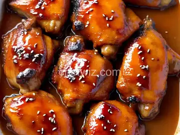 Orange Glazed Chicken Wings
