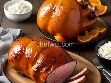 Orange Glazed Ham
