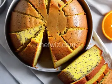 Orange Poppy Seed Pound Cake