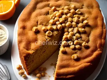 Orange Spice Garbanzo Cake