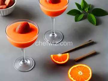 Orange-Strawberry Sorbet
