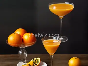 Orange With Passion Fruit Juice