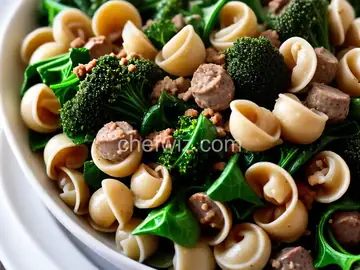 Orecchiette with Broccoli Rabe and Sausage