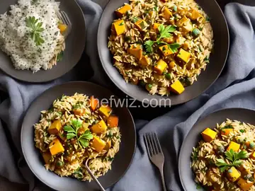 Orzo Risotto with Winter Squash