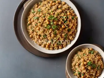Orzo with Chick Peas