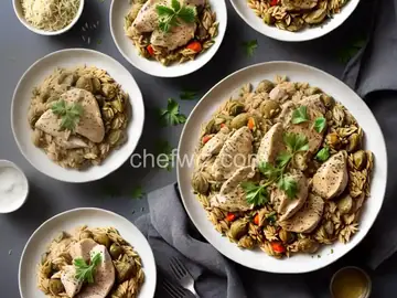 Orzo with Chicken and Artichokes