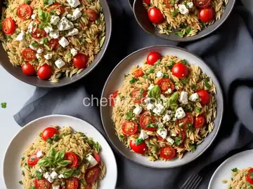 Orzo with Feta and Tomatoes