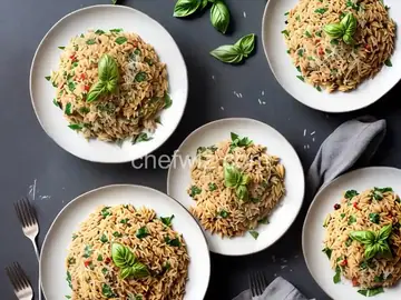 Orzo with Parmesan and Basil