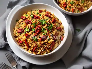 Orzo with Sun-Dried Tomatoes