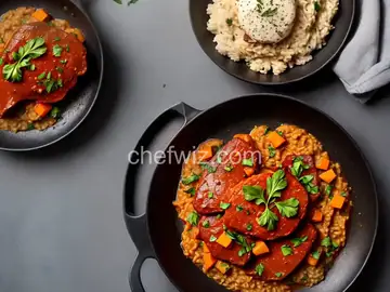 Osso Buco with Risotto Milanese