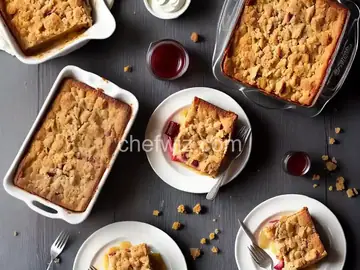 Outstanding Rhubarb Bread Pudding