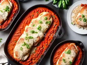 Oven Baked Chicken Parmesan