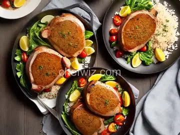 Oven-Baked Stuffed Pork Chops