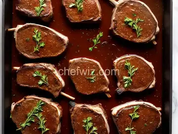 Oven-Broiled Lamb Chops with Gravy