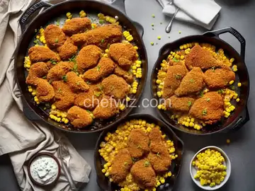 Oven-Fried Chicken with a Corn Flake Crust