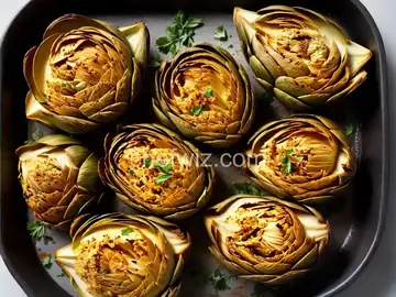 Oven-Roasted Artichokes