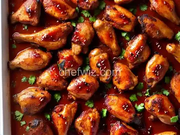 Oven-Roasted Carolina BBQ Chicken Wings
